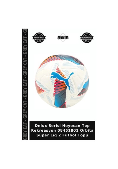 Delux Serisi Heyecan Top Rekreasyon 08451801 Orbita Süper Lig 2 Futbol Topu Çok Renkli