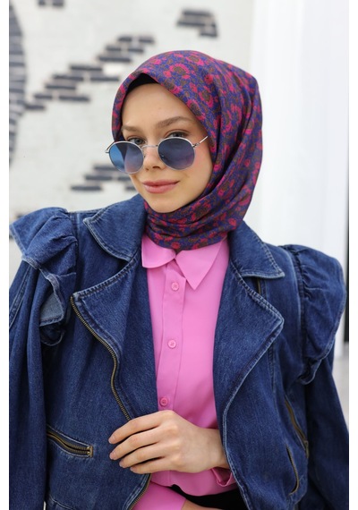 Silk Home Soft Eşarp 73077-29 Saks, Pembe, Haki