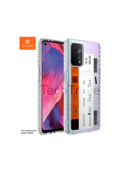 Oppo A74 Kılıf Airbag Kenarlı Renkli Desenli Silikon A++ Kalite Kapak