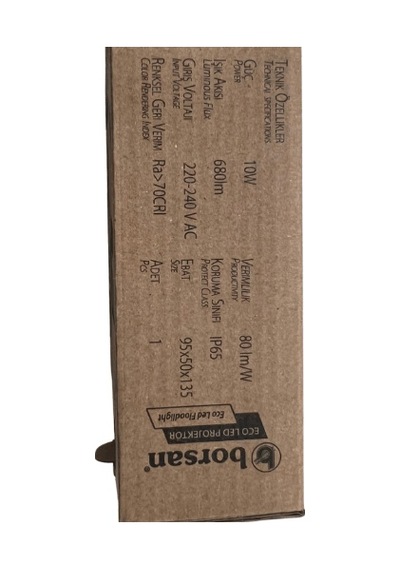 Borsan Eco Serisi Led Projektör 10w 6500k - Bl-p1-0002