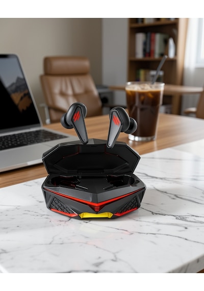 Dokunmatik Kontrol Tws Işıklı Kulakiçi Bluetooth Kulaklık Kablosuz Oyuncu Kulaklığı Yeni Nesil Belirtilmemiş