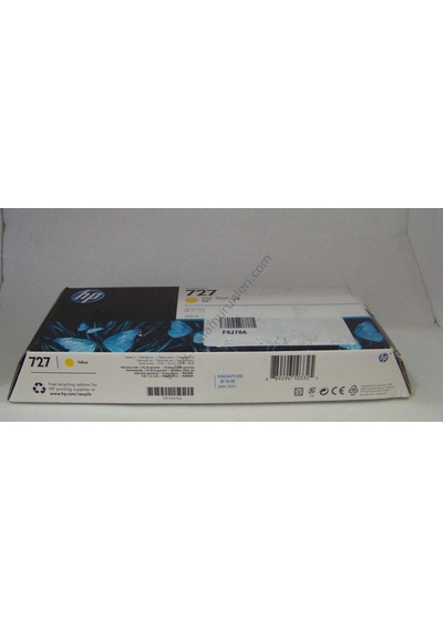 Hp 727 F9J78A Yellow Kartuş 300Ml 2021