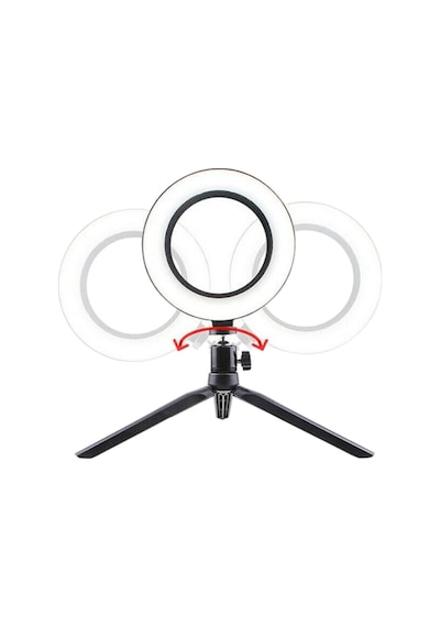 8inç 20cm Youtube Instagram Tiktok Selfie Stüdyo Video Fotoğraf Ring Light Tripod Led Halk Beyaz
