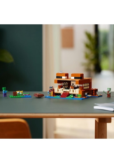 LEGO® Minecraft Kurbağa Evi 21256 8+ Yaratıcı Oyuncak Yapım Seti - 400 Parça
