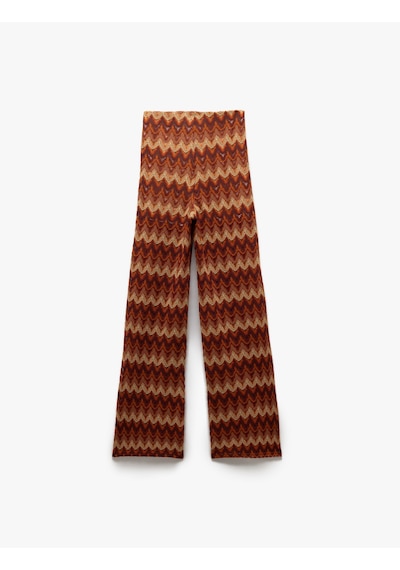 Koton Rahat Kesim Desenli Bol Paça Kroşe Pantolon Kahverengi Desenli 5sak40042ek Kahverengi Desenli Kahverengi Koton Rahat Kesim Desenli Bol Paça Kroşe Pantolon Kahverengi Desenli 5sak40042ek Kahverengi Desenli Kahverengi