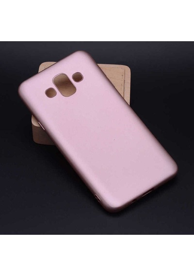 Galaxy J7 Duo Kılıf Zore Premier Silikon Kapak Rose Gold