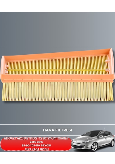 Renault Megane 1.5 Dcı-1.5 Dcı S-trr 2009-2010-2011-2012-2013-2014-2015-2016 Filtre Yağ Bakım Seti