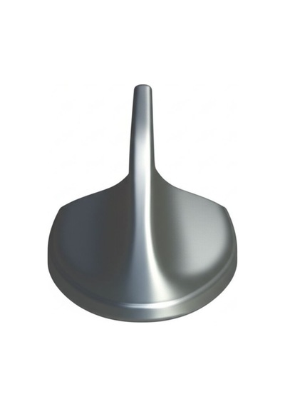 Zendar Oto Anten Dekoratif Jaws Balina Balık Sırtı Yapıştırma Süs Anteni 10Cm Gri Yes-055 G