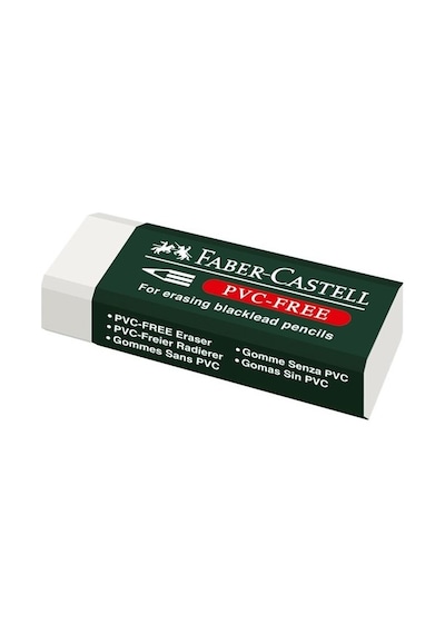 Faber-Castell Pvc Free Büyük Beyaz Silgi 3'lü