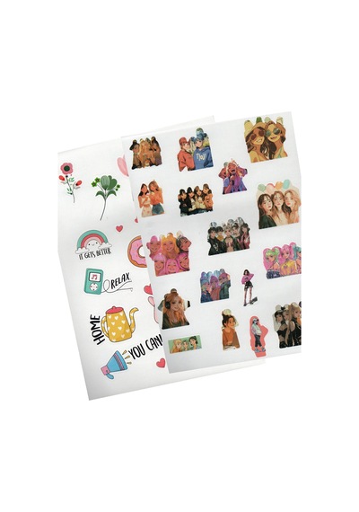 Karışık Sticker Defter 2 Sayfa Capybara Kapibara Diğer