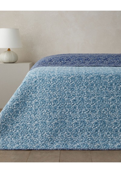 Paisley Celeste King Size Çok Amaçlı Örtü 220x240 Cm Mavi