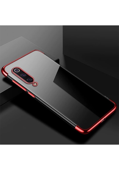 Xiaomi Mi 9 Lite Kılf Zore Dört Köşeli Lazer Silikon Kılıf