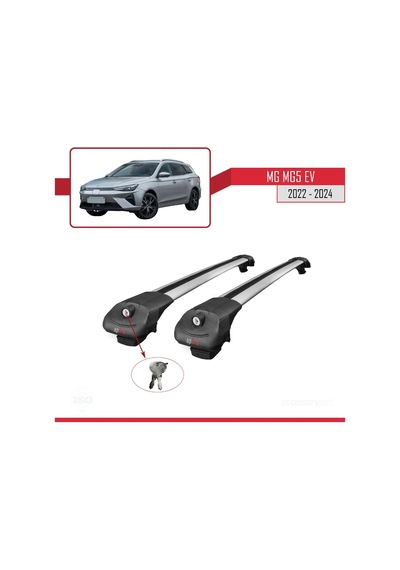 Mg Mg5 Ev 2022 Ve Sonrası İle Uyumlu Ace-1 Ara Atkı Tavan Barı Gri