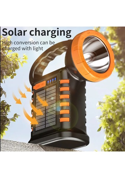 Wıson Ws-4343 Çok Fonksiyonlu Solar Şarjlı Powerbanklı Kamp Lamba