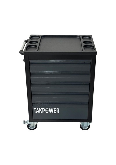 Takpower 5 Çekmeceli Boş Takım Arabası Antrasit