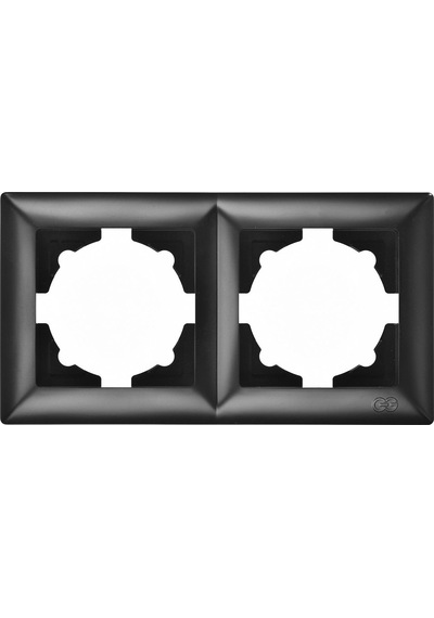 Günsan Visage Metalik Siyah İkili Çerçeve
