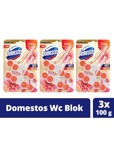 Domestos Tuvalet Bloğu Yıldız Çiçeği & Ejder Meyvesi 3 x 100 G