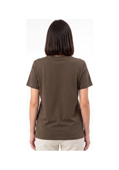 Goffra Kadın Vision Bisiklet Yaka Premium Kalite Yoğun Dokulu Pamuklu T-shirt Kahverengi W101-r0220-06 Goffra Kadın Vision Bisiklet Yaka Premium Kalite Yoğun Dokulu Pamuklu T-shirt Kahverengi W101-r0220-06