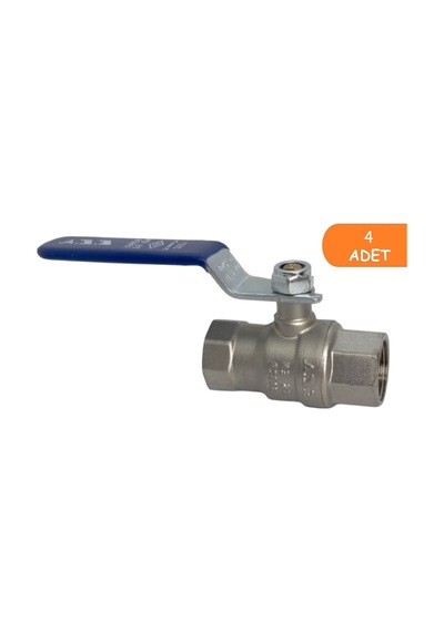 4 Adet Eca 3/4 İçme Suyu Küresel Valfi İç Vida X İç Vida Pn10 602122169