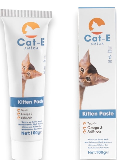 Amica Cat-e Kitten Paste Yavru ve Anne Kediler İçin Mal Macunu