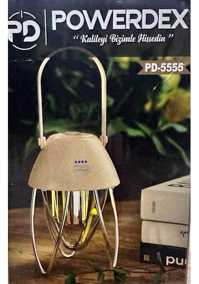 Powerdex Pd-5555 Şarjlı Kamp Lambası Krem