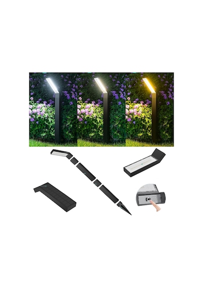 Forlife 15 W Fonksiyonel Solar Çim / Bahçe Aydınlatma Armatürü