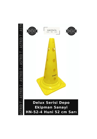 Delux Serisi Depo Ekipman Sanayi Hn-52-4 Huni 52 Cm Sarı