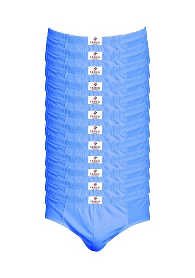 Seher Yıldızı12Li Pamuk Erkek Slip Külot Renkli Kom