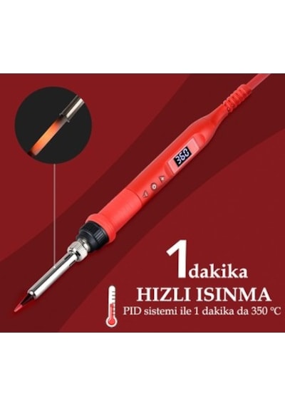 Tussle 80 Watt Dijital Ayarlı Kalem Havya