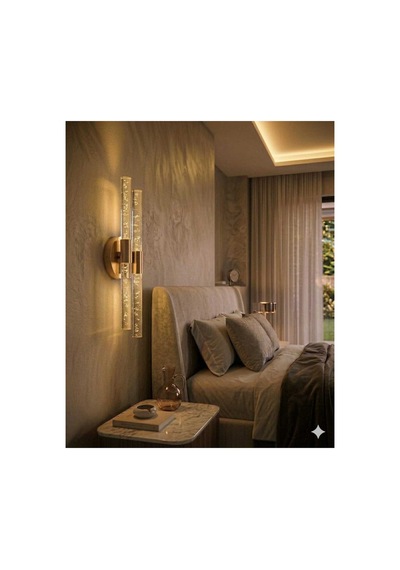 Bubbleflux Dubble Medium 40 Cm Modern Tasarım Led Aplik - Duvar Lambası - Gold - Elektrikli - Rgb Kumandalı Çok Renkli