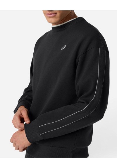 Asics Asıcs Track Club Herıtage Crew-neck Top Siyah Sweatshirt 2033c121-001