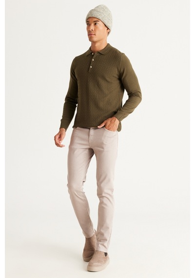 Ac&Co / Altınyıldız Classics Erkek Taş 360 Derece Her Yöne Esneyen Rahat Slim Fit Pantolon 4A1400000002TAS54 Ac&Co / Altınyıldız Classics Erkek Taş 360 Derece Her Yöne Esneyen Rahat Slim Fit Pantolon 4A1400000002TAS54