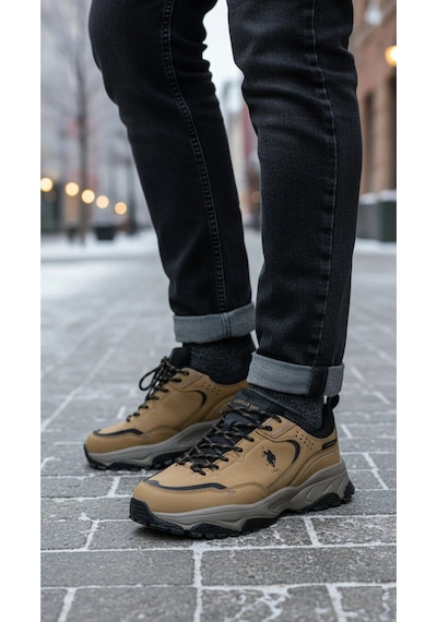 U.s. Polo Assn. Men Su Geçirmez Outdoor Erkek Ayakkabı 867800000763 33 Sarı Sarı