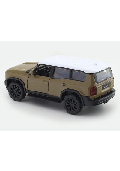 Uzak Doğu Serisi Toyota Land Cruiser 250 Prado Bej Açılır Kapılar Diecast Metal Model Araba 11 Cm
