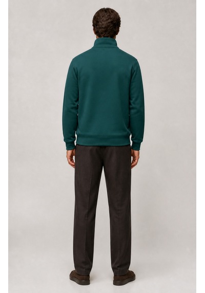 Redline Runi Basic Regular Fit Pamuklu Kışlık Sweatshirt Nefti