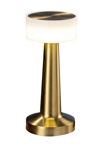Kablosuz Renkli Masa Ve Gece Lambası Altın Rengi Dokunmatik Led Lamba Standart