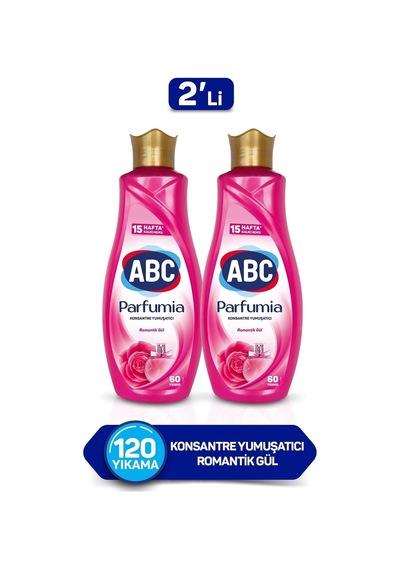 Parfumia Konsantre Yumuşatıcı Romantik Gül 1440 Ml X 2 Adet Diğer