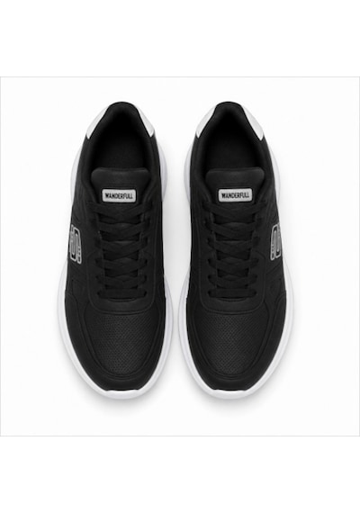 Wanderfull Secon Erkek Sneaker Siyah Ayakkabı 40-45 1091 Sıyah