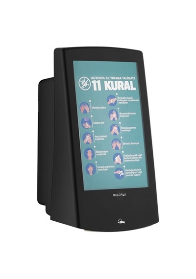 Reklamlı Köpük Dispenseri (Siyah)