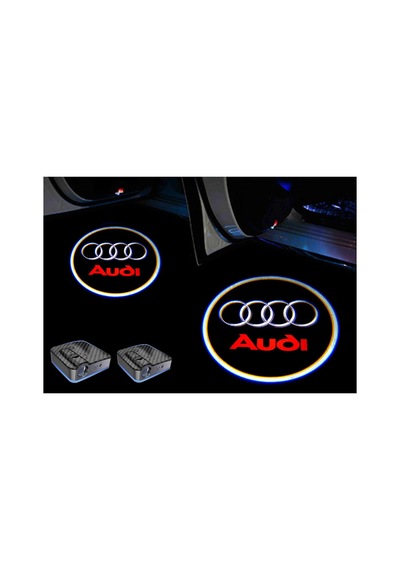 Audi Kapı Altı Led Aydınlatma Araç Logolu 4 Kapılık