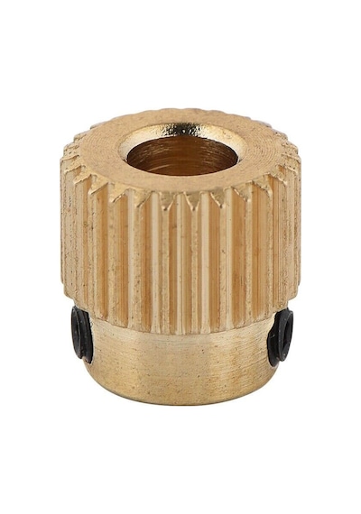 Koodmax Mk8 Extruder 40 Diş 5mm Pirinç Özel Tel Besleme Ekstrüzyon Tekerleği Dişlisi