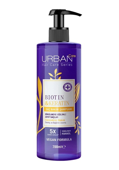 2 Adet Urban Care Biotin & Keratin Şampuan 700 Ml