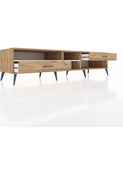 Kronos Tv Ünitesi 2 Raflı 2 Çekmeceli 220x59x51 Çam-aytaşı/çam Aytası/atlas Çam - Atlas Çam Kronos Tv Ünitesi 2 Raflı 2 Çekmeceli 220x59x51 Çam-aytaşı/çam Aytası/atlas Çam - Atlas Çam