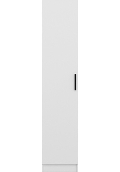 Minar Kale 210 Cm 1 Kapaklı 1b Raf Portmanto Beyaz
