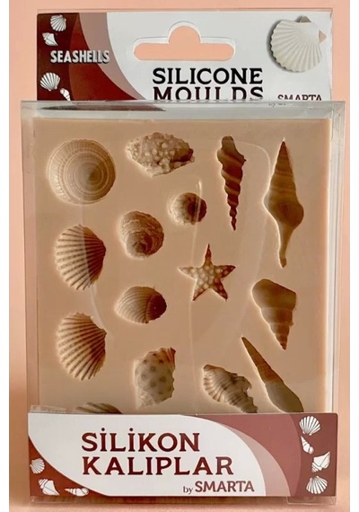 Smarta Deniz Kabukları Slikon Kalıp 10x13cm