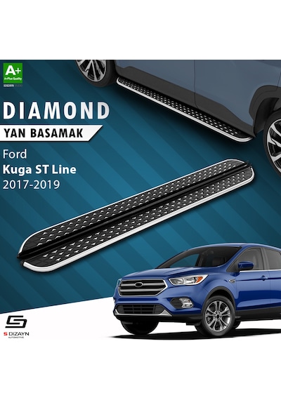 S-dizayn Ford Kuga 2 St-line Diamond Krom Yan Basamak 183 Cm 2017-2019