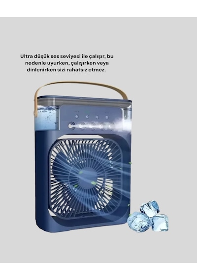 Mey İthalat Sessiz Çalışan Turbo Fan Güçlü Hava Akışlı Masa Üstü Vantilatör
