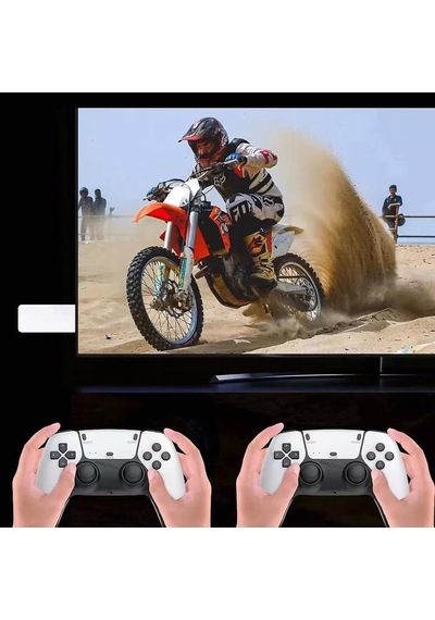 Tr M15 Pro Retro Oyun Konsolu, 2 Kablosuz Oyun Konsolu, 64 Gb, 20000 Oyun, 3d, Hd, Tv, Ps1 Hdmı 4k Emülatörleri, Arcad