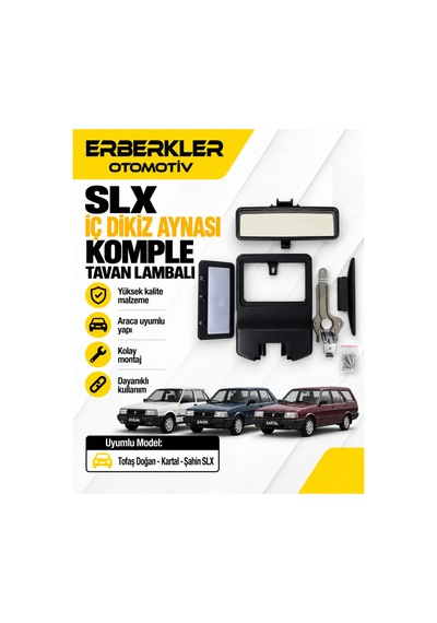 Slx Iç Dikiz Aynası Komple Tavan Lambalı - Erb2003