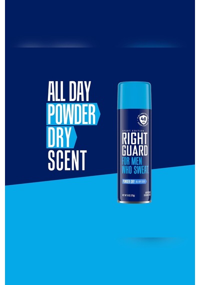 Right Guard Sport Edition Powder Dry Antiperspirant Sprey Deodorant 170gr